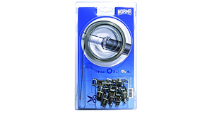 Norma Szalag Tömlőbilincs Készlet Folyóméteres 9mm*3m W2 KIT + 8db Bilincs Bliszteres termék fő termékképe