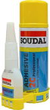 Soudal Mitre Kit Pillanatragaszó + Aktivátor Spray  50/200