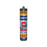 Soudal Szaniter Sil Stop Szilikon Fehér 280 ml Ecetsavas 3*Penészállóbb