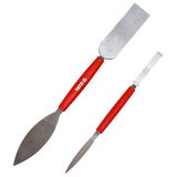 YATO Kétoldalas Spatula (Gipszkanál - Lanzetta) Készlet, 2db-os, Rozsdamentes Acél