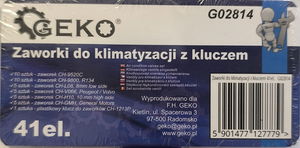 GEKO autóklíma szeleptű készlet 41 db termék fő termékképe