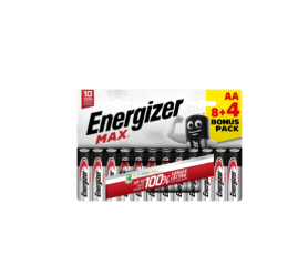 Energizer Max Alkáli Ceruza Elem AA B8+4 termék fő termékképe