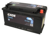 Exide Akkumulátor 12V 90Ah Jobb+