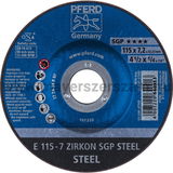 TISZTÍTÓKORONG E 115-7 ZIRKON SGP STEEL