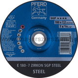 TISZTÍTÓKORONG E 180-7 ZIRKON SGP STEEL