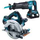 Makita 2 x 18 V Li-ion akkumulátoros körfűrészek, orrfűrészek