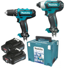 Makita 10.8 V Li-ion akkus gépcsomagok