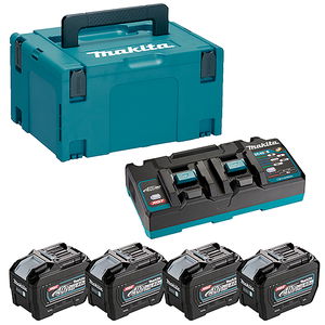 Makita 1910A8-3 40V max akkumulátor csomag (4 x 8.0 Ah Li-ion akkuval, MAKPAC kofferben) termék fő termékképe