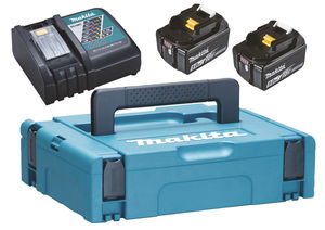 Makita 197624-2 akkumulátor csomag (2 x 5.0 Ah Li-ion akkuval, MAKPAC kofferben) termék fő termékképe