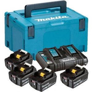 Makita 197626-8 akkumulátor csomag (4 x 5.0 Ah Li-ion akkuval, MAKPAC kofferben) termék fő termékképe