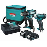 Makita CLX228SA 12V max akkus szett (2 x 2.0 Ah Li-ion akkuval, táskával)