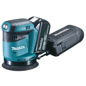 Makita DBO180RTJ akkumulátoros excentercsiszoló (2 x 5.0 Ah Li-ion akkuval, MAKPAC koffer) termék fő termékképe