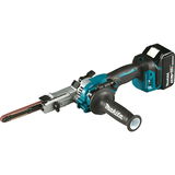 Makita DBS180RTJ akkumulátoros keskeny szalagcsiszoló (2 x 5.0 Ah Li-ion akkuval, MAKPAC kofferben)