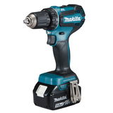 Makita DDF485RTJ akkus fúró-csavarozó (2 x 5.0 Ah Li-ion akkuval, MAKPAC kofferben)