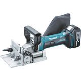 Makita DPJ180RTJ akkumulátoros lapostiplimaró (2 x 5.0 Ah Li-ion akkuval, MAKPAC koffer)