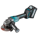 Makita GA005GM201 akkumulátoros sarokcsiszoló (2 x 4.0 Ah Li-ion akkuval)