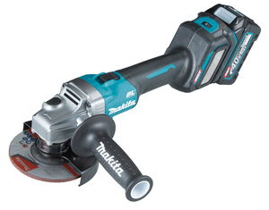 Makita GA026GM201 akkumulátoros sarokcsiszoló (2 x 4.0 Ah Li-ion akkuval) termék fő termékképe