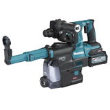 Makita HR001GM204 akkumulátoros SDS-plus fúró-vésőkalapács (2 x 4.0 Ah Li-ion akkuval) + DX12 porelszívó egység