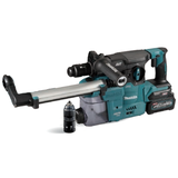 Makita HR009GM202 akkumulátoros SDS-plus fúró-vésőkalapács (2 x 4.0 Ah Li-ion akkuval) + cseretokmány + DX11 porelszívó egység