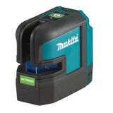 Makita SK106GDZ 12V max CXT akkus kereszt- és pontlézer, zöld (akku és töltő nélkül)