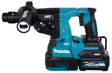 Makita HR004GD202 akkumulátoros SDS-plus fúró-vésőkalapács (2 x 2.5 Ah Li-ion akkuval) + cseretokmány + DX14 porelszívó egység