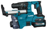 Makita HR010GD201 akkumulátoros SDS-plus fúró-vésőkalapács (2 x 2.0 Ah Li-ion akkuval) + DX16 porelszívó egység