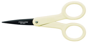 Fiskars Micro-Tip™ tapadásmentes általános olló, 12 cm, fehér termék fő termékképe