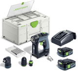 Festool CXS 12 2,5-Set akkus szénkefe nélküli fúró-csavarbehajtó (2 x 2.5 Ah Li-ion akkuval)