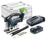 Festool CARVEX PSBC 420 HPC 4,0 EBI-Plus akkus szénkefe nélküli kengyelfogantyús szúrófűrész (1 x 4.0 Ah Li-ion akkuval)