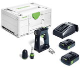 Festool CXS 18 C 3,0-Plus akkus szénkefe nélküli fúró-csavarbehajtó (2 x 3.0 Ah Li-ion akkuval)