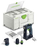 Festool CXS 18-Basic-Set akkus szénkefe nélküli fúró-csavarbehajtó (akku és töltő nélkül)