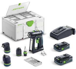 Festool C 18 HPC 4,0 I-Set akkus szénkefe nélküli fúró-csavarbehajtó (2 x 4.0 Ah Li-ion akkuval) termék fő termékképe