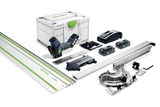 Festool ISC 240 HPC 4,0 EBI-Plus-XL-FS akkus szénkefe nélküli szigetelőanyag fűrész (2 x 4.0 Ah Li-ion akkuval)