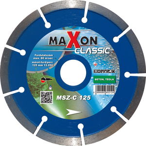 MAXON Classic 125x22,2mm szegmenses gyémánt vágótárcsa termék fő termékképe