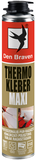 Den Braven THERMO KLEBER Maxi pisztolyhab, sárga, 870 ml