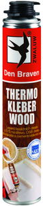 Den Braven THERMO KLEBER WOOD ragasztóhab, pisztolyos flakon, sárga, 750 ml termék fő termékképe