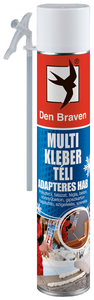 Den Braven MULTI KLEBER ragasztóhab, adapteres flakon (téli), sárga, 825 ml termék fő termékképe