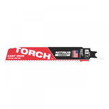 Milwaukee Heavy Duty TORCH™ NITRUS CARBIDE™ keményfém fogazatú szablyafűrészlap fémhez, 150 mm, 7 TPi