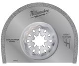 Milwaukee STARLOCK gyémántszemcsés fugakaparó lap, 75x1.2 mm