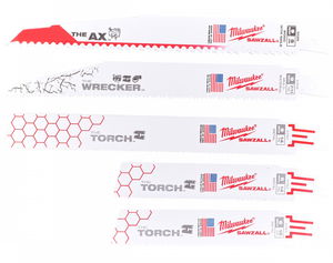 Milwaukee SAWZALL™ szablyafűrészlap készlet (szöges fa, fém, univerzális), 5 részes termék fő termékképe