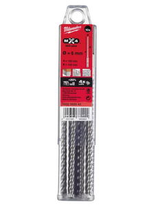 Milwaukee MX4 SDS-plus 4-élű fúrószár, 6 x 100/165 mm, 10 db/csomag termék fő termékképe