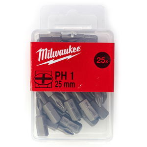 Milwaukee Csavarozó bit, 25 mm, PH 1, 25 db/csomag termék fő termékképe