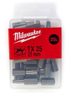 Milwaukee Csavarozó bit, 25 mm, TX 25, 25 db/csomag termék fő termékképe