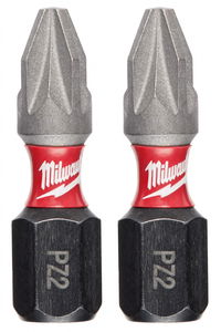 Milwaukee Shockwave Impact Duty™ csavarozó bit, 25 mm, PZ 2, 2 db/bliszter termék fő termékképe