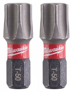 Milwaukee Shockwave Impact Duty™ csavarozó bit, 25 mm, TX 50, 2 db/bliszter termék fő termékképe