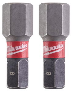 Milwaukee Shockwave Impact Duty™ csavarozó bit, 25 mm, Hex 8 mm, 2 db/bliszter termék fő termékképe