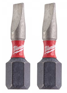 Milwaukee Shockwave Impact Duty™ csavarozó bit, 25 mm, SL 0.6 x 4.5 mm, 2 db/bliszter termék fő termékképe