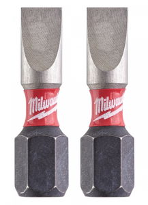 Milwaukee Shockwave Impact Duty™ csavarozó bit, 25 mm, SL 0.8 x 5.5 mm, 2 db/bliszter termék fő termékképe