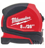 Milwaukee Pro Compact mérőszalag, 8 m / 26 láb / 25 mm