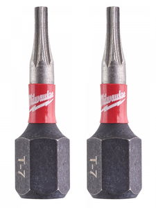 Milwaukee Shockwave Impact Duty™ csavarozó bit, 25 mm, TX 7, 2 db/bliszter termék fő termékképe